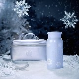 Starbucks 2025 China Christmas Snowlit Wonderland 12oz SS Tumbler with Bag