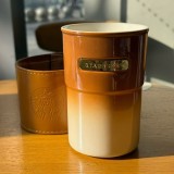 Starbucks 2025 China Brown 14oz Mug with Sleeve