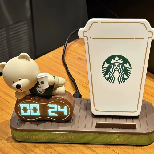 Starbucks 2025 China Cute Bear charger Display Toy