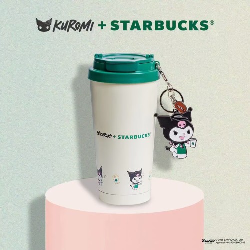 Starbucks x Kuromi 2025 HK 16oz SS Tumbler with Keychain