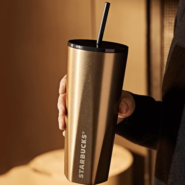 Starbucks 2025 China Gilding 27oz SS Straw Tumbler