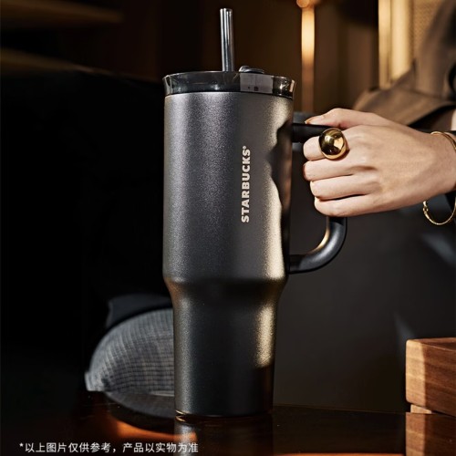 Starbucks 2025 China Gilding Black 39oz SS Tumbler