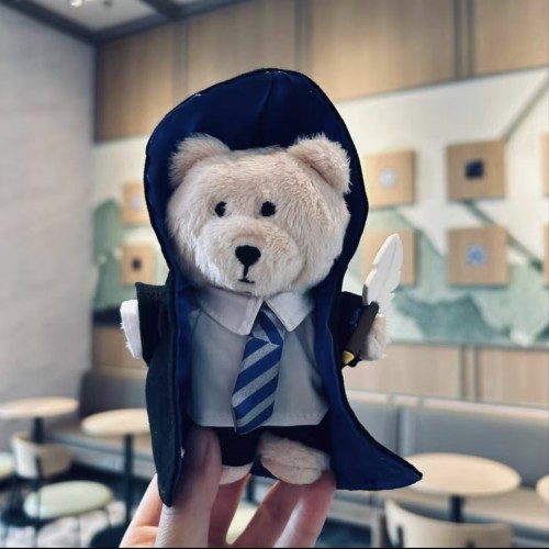 Starbucks 2025 China Harry Potter Ravenclaw Mini Bear Toy