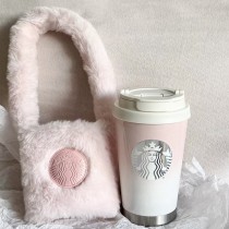 Starbucks 2025 China Pink 13oz SS Tumbler with Sleeve