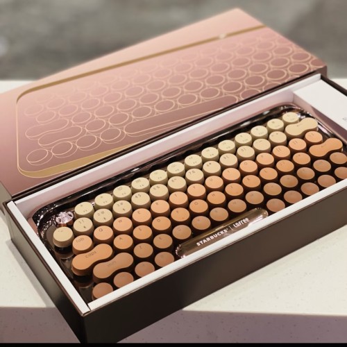 Starbucks x Lofree 2025 China Gold Keyboard