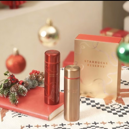 Starbucks 2025 China Holiday Mini 5oz SS Tumbler Set with Box