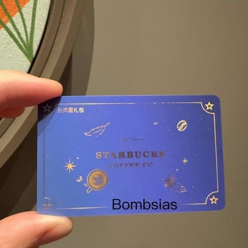 Starbucks 2025 China Harry Potter Blue Card