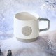 Starbucks 2025 China Christmas Snowlit Wonderland Silver White 14oz Mug
