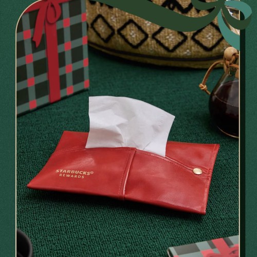 Starbucks 2025 China Red Tissue box ( 23.3*16.5cm)