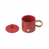 Starbucks 2026 China Year of Horse Hoof Handle Red 14oz Mug with Lid