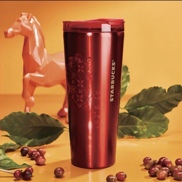 Starbucks 2026 China Year of Horse Red 25oz SS Tumbler