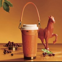 Starbucks 2026 China Year of Horse Orange 17oz SS Tumbler with Sleeve