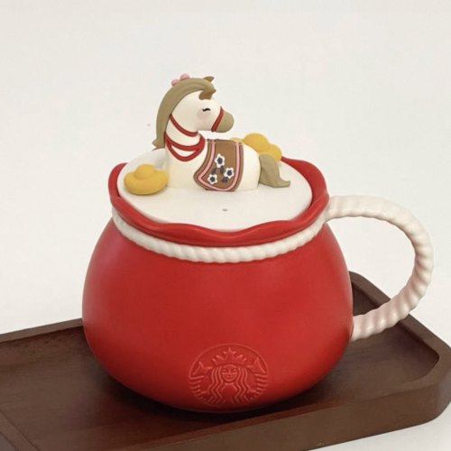 Starbucks 2026 China Year of Horse Red Lucky Bag 15oz Mug