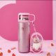 Starbucks 2026 China Valentine's Day Sweet Duck Pink 12oz SS Tumbler with Keychain