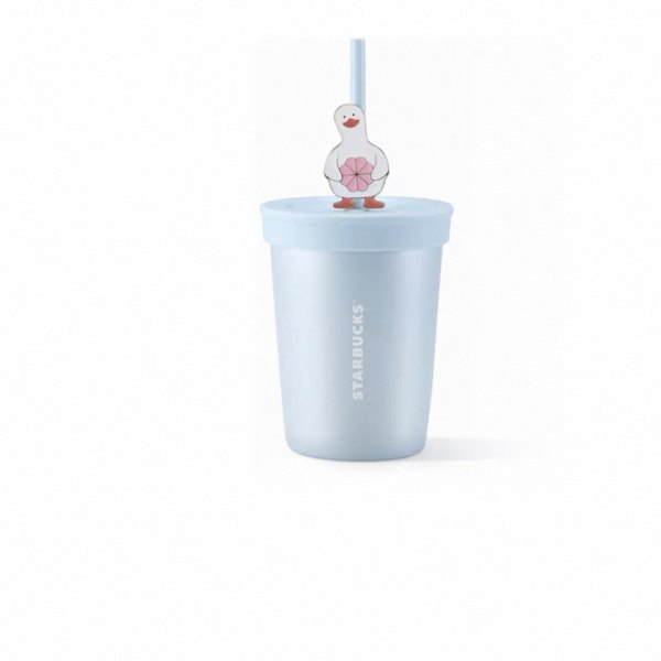 Starbucks 2026 China Valentine's Day Sweet Duck Blue 15oz SS Tumbler
