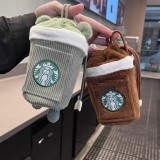 Starbucks 2026 China chocolate and Matcha Cute Bear Sleeve Mini Bag