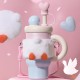 Starbucks 2026 China Valentine's Day Sweet Duck 28oz SS Straw Tumbler