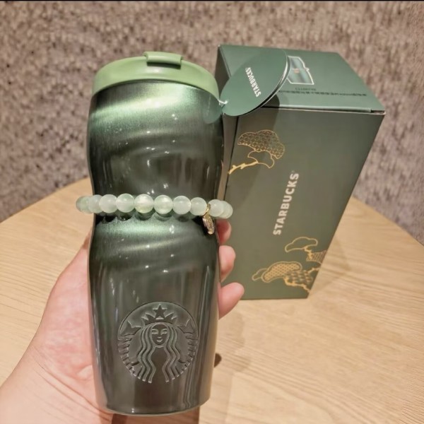 Starbucks 2026 China Star Luck Money Tree Green 17oz SS Tumbler