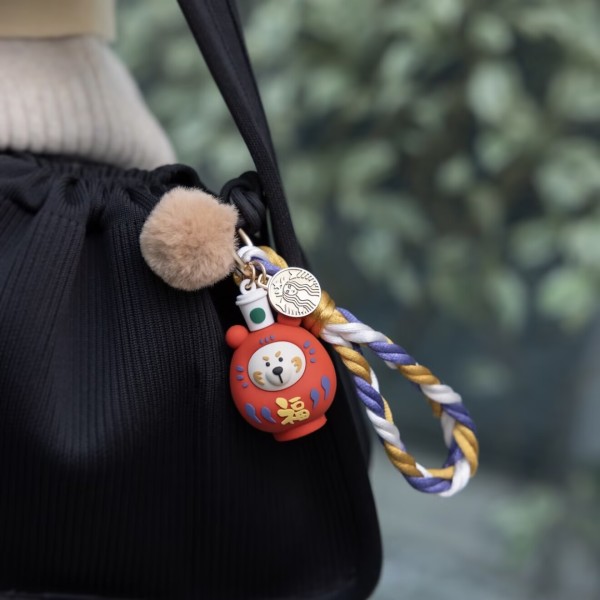 Starbucks 2026 HK Bodhidharma Keychain