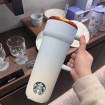 Starbucks 2026 KR Horse Blue 24oz SS Straw Tumbler