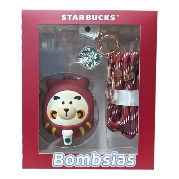 Starbucks 2026 TW Lucky Bodhidharma Red Mini Coin Bag
