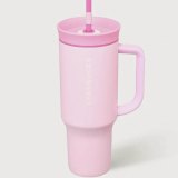 Starbucks 2026 KR Valentine's Day Pink 41oz SS Straw Tumbler