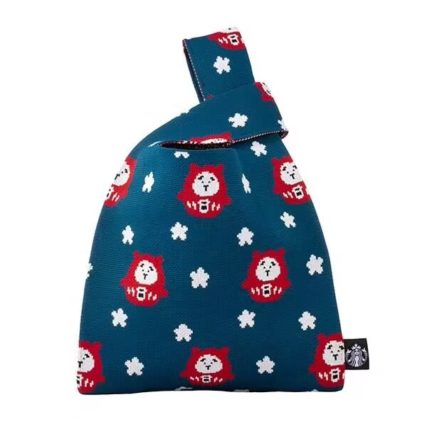 Starbucks 2026 TW ‌good fortune Damo Bear Hand Bag