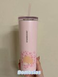 Starbucks 2026 TW Sakura Corgi Pink 16oz SS Straw Tumbler