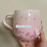 Starbucks 2026 TW Sakura Pink Cat Dance 14oz Mug
