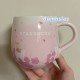 Starbucks 2026 TW Sakura Pink Cat Dance 14oz Mug
