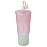 Starbucks 2026 TW Sakura Corgi Pink 24oz Studded Tumbler