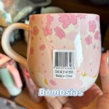 Starbucks 2026 TW Sakura Pink Cat Under Flower 14oz Mug