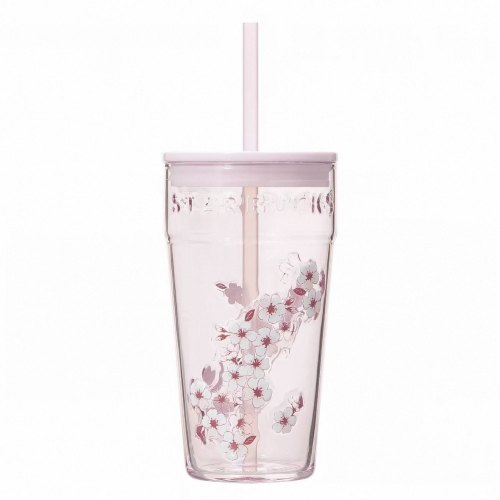 Starbucks 2026 JP Sakura Pink 16oz Glass Cup