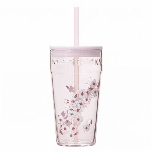 Starbucks 2026 JP Sakura Pink 16oz Glass Cup