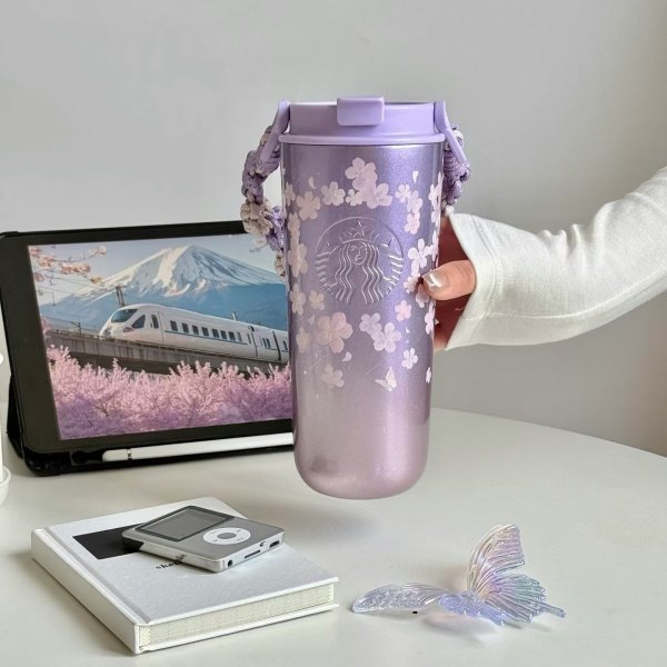 Starbucks 2026 China Twilight Sakura Purple 22oz SS Tumbler