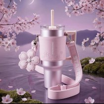 Starbucks 2026 China Twilight Sakura Pink 41oz SS Tumbler