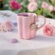 Starbucks 2026 China Kaleidoscope Rose Pink 12oz Mug with tea strainer