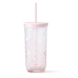 Starbucks 2026 China Sakura Pink Triangle 16oz Glass Cup