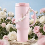 Starbucks 2026 China Kaleidoscope Rose 41oz SS Tumbler with Keychain