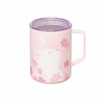 Starbucks 2026 KR Sakura Pink Cat 16oz SS Desktop Cup