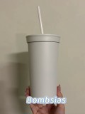 Starbucks 2026 TW White Siren Logo 20oz SS Straw Tumbler