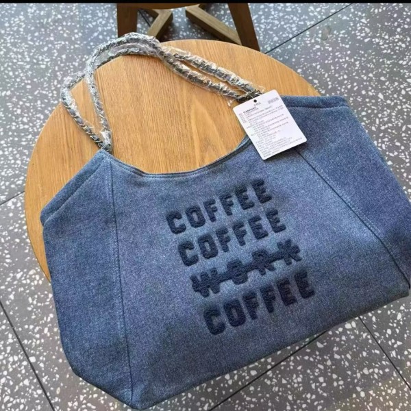 Starbucks 2026 China Blue Denim coffee Hand Bag