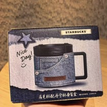 Starbucks 2026 China Blue Denim 13oz Mug Blind Box ( color of mug and sleeve is random）