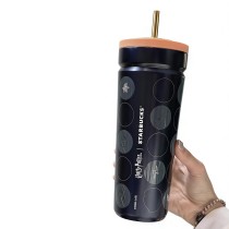 Starbucks 2026 TW HP Blue 24oz SS Straw Tumbler 