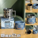 Starbucks 2026 China Denim Silver 13oz Mug with Sleeve 
