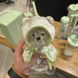 Starbucks 2026 China Spring Cloud Shoulder Bear 21oz Glass Cup