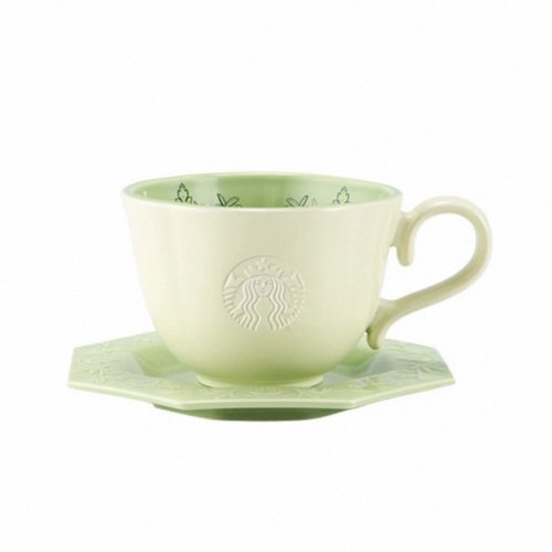 Starbucks 2026 China Spring Green 10oz Mug with Coaster 