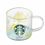 Starbucks 2026 KR ‌rapeseed flower 8oz Glass Cup 