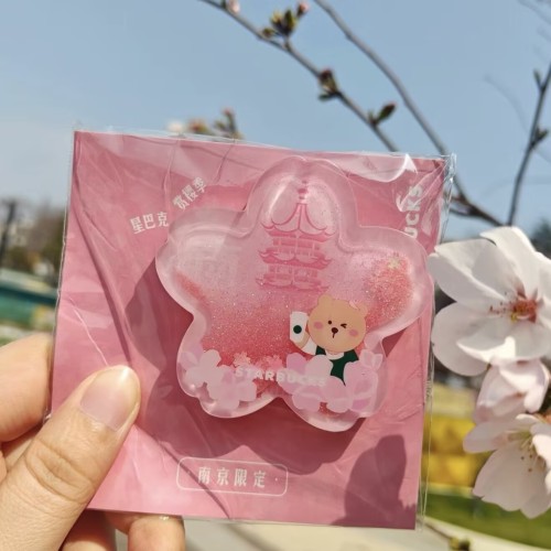 Starbucks 2026 China Pink Sakura Nanjing City refrigerator magnet
