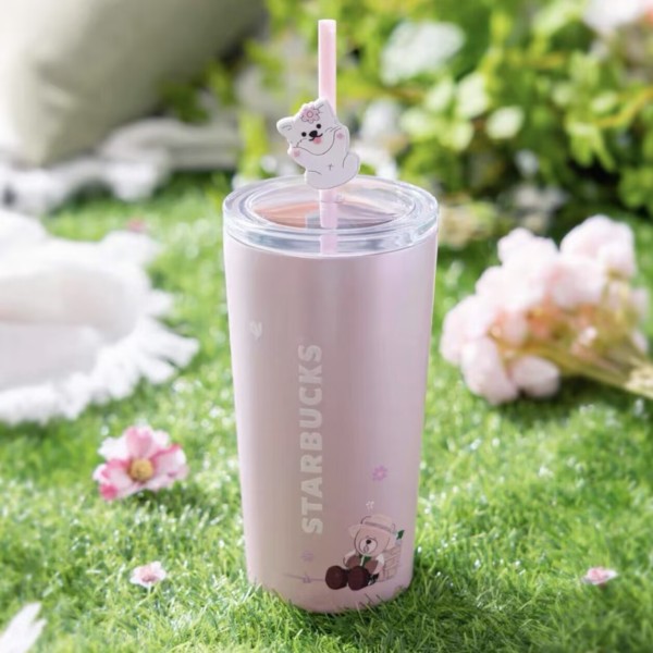 Starbucks 2026 HK Coffee Farm Spring 20oz SS Straw Tumbler